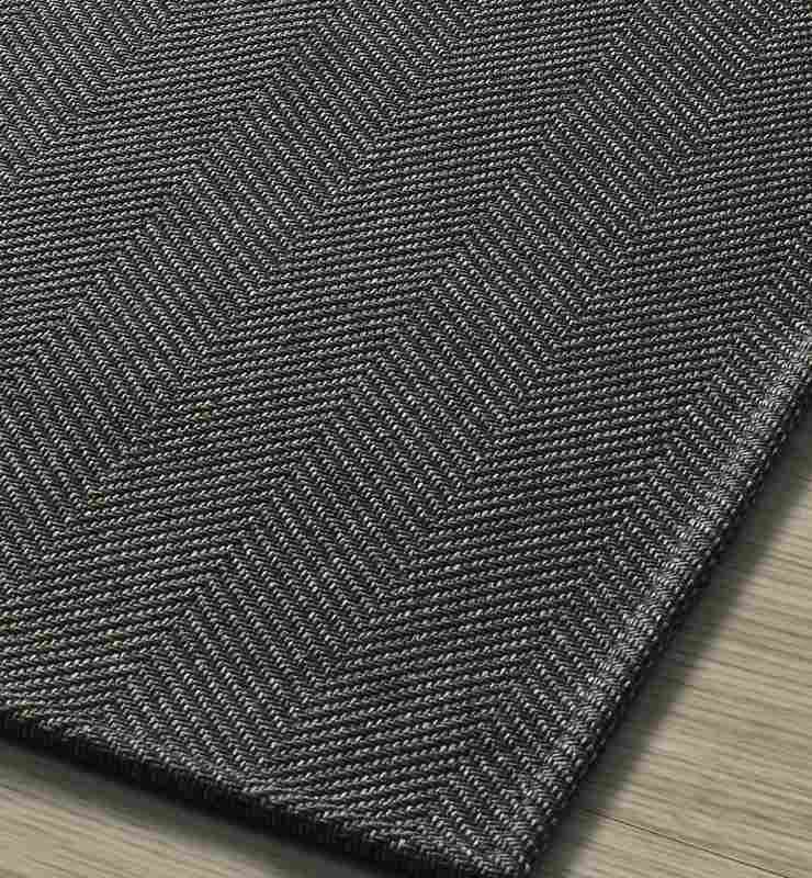 ALFOMBRA ESPIGA LISO GRIS OSCURO